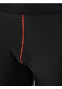 Trussardi Jeans - Trussardi Sport Legginsy | 40P00024 1T000878 | Mężczyzna | Czarny. Kolor: czarny. Materiał: elastan, nylon. Wzór: aplikacja #2