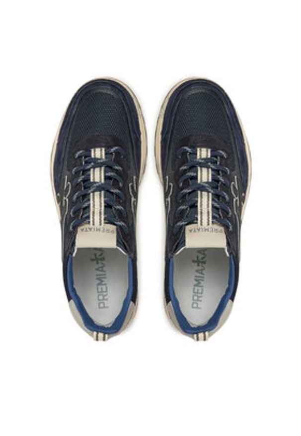 Premiata Sneakersy Nous 6857 Granatowy. Kolor: niebieski. Materiał: materiał