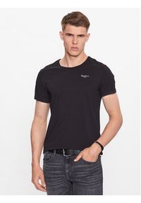 Pepe Jeans Komplet t-shirtów Pepe Tshirt 2P PMU10976 Czarny Regular Fit. Kolor: czarny. Materiał: bawełna #3