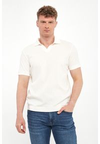 Polo męskie dzianinowe Baronito JOOP!. Typ kołnierza: polo. Materiał: dzianina #1