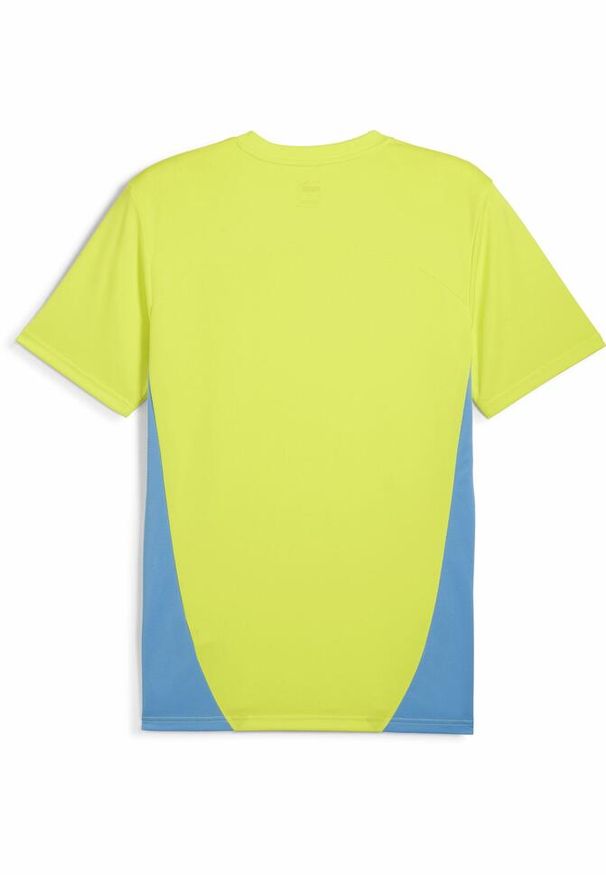 Puma - Męska koszulka treningowa Manchester City PUMA Yellow Glow Magic Blue. Kolor: żółty, wielokolorowy, niebieski. Sport: fitness