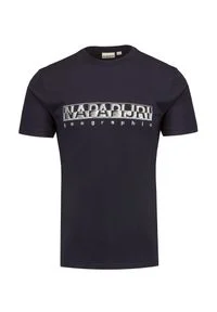 Napapijri - T-shirt NAPAPIJRI SALLAR SS. Materiał: bawełna, prążkowany. Wzór: jednolity