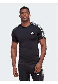 Adidas - adidas Koszulka techniczna Techfit 3-Stripes Training HD3525 Czarny Tight Fit. Kolor: czarny. Materiał: syntetyk. Technologia: Techfit (Adidas) #1