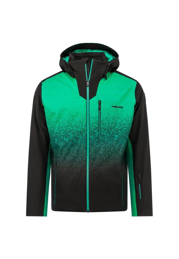 Kurtka narciarska męska Head Supershape. Kolor: zielony. Sezon: zima. Sport: narciarstwo
