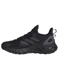 Adidas - Buty do biegania adidas Web Boost Jr HQ4210 czarne. Zapięcie: sznurówki. Kolor: czarny. Materiał: materiał, syntetyk, guma. Szerokość cholewki: normalna #6