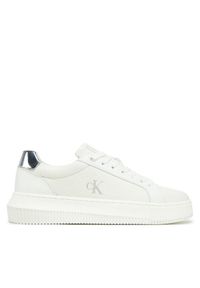 Calvin Klein Jeans Sneakersy Chunky Cupsole Low Mg YW0YW01769 Biały. Kolor: biały. Materiał: skóra #1