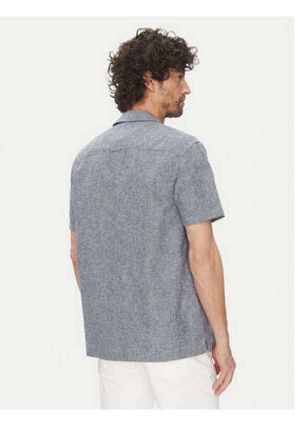 Tommy Jeans Koszula DM0DM20895 Granatowy Regular Fit. Kolor: niebieski. Materiał: bawełna