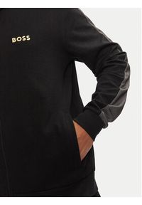 BOSS - Boss Bluza 50527543 Czarny Regular Fit. Kolor: czarny. Materiał: syntetyk, bawełna #5