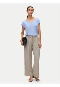 Vero Moda T-Shirt Filli 10247666 Błękitny Relaxed Fit. Kolor: niebieski. Materiał: syntetyk #5