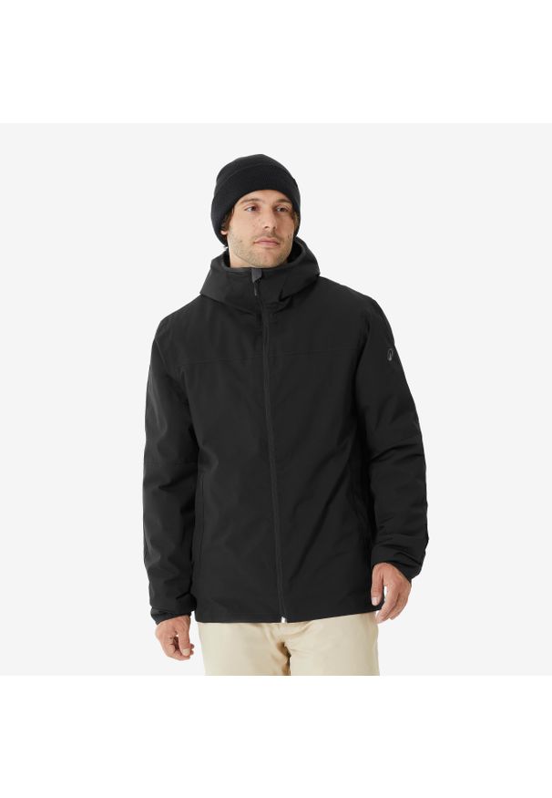 WEDZE - Kurtka narciarska męska Quechua 100. Kolor: czarny. Materiał: materiał. Sezon: zima. Sport: narciarstwo