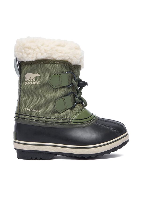 sorel - Śniegowce Sorel. Kolor: zielony. Materiał: nylon