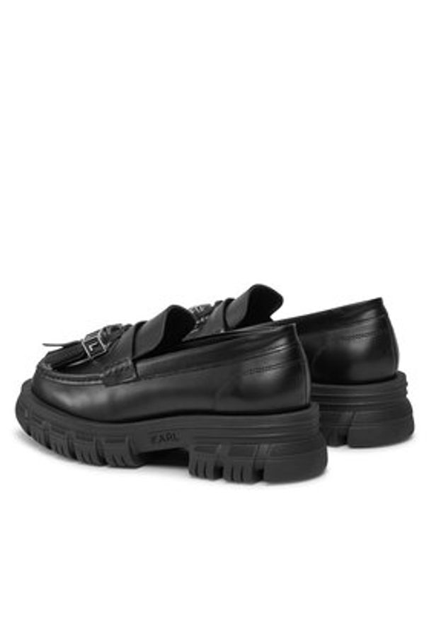 Karl Lagerfeld - KARL LAGERFELD Loafersy KL43814 Czarny. Kolor: czarny. Materiał: skóra