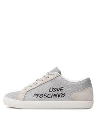 Love Moschino - LOVE MOSCHINO Sneakersy JA15512G0IJK190A Srebrny. Kolor: srebrny #6