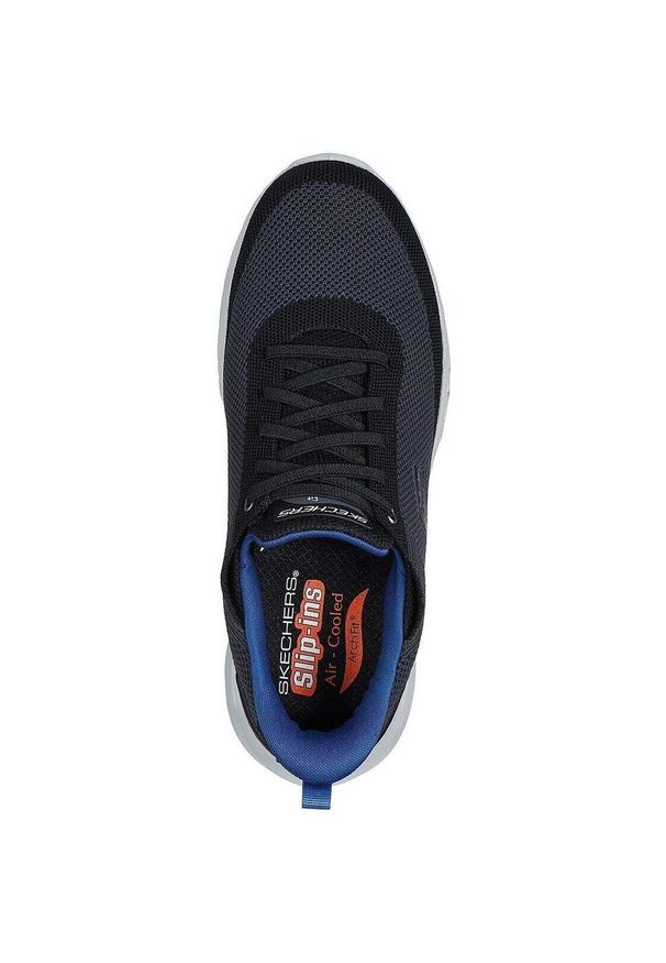skechers - Adidasy Skechers Arch Fit Orvan - Kin, Mężczyźni. Kolor: niebieski. Materiał: materiał