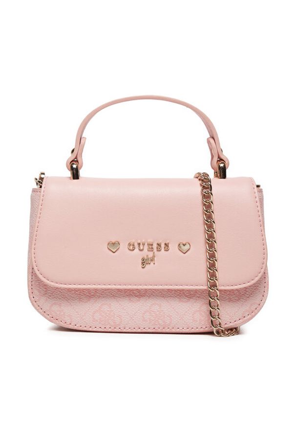 Guess Torebka J4YZ42 WFEN0 Różowy. Kolor: różowy. Materiał: skórzane