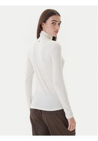 Weekend Max Mara Golf Multif 2525946022 Écru Slim Fit. Typ kołnierza: golf. Materiał: wiskoza