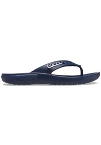 Japonki unisex Crocs Navy Classic Flip. Kolor: niebieski. Materiał: syntetyk, materiał