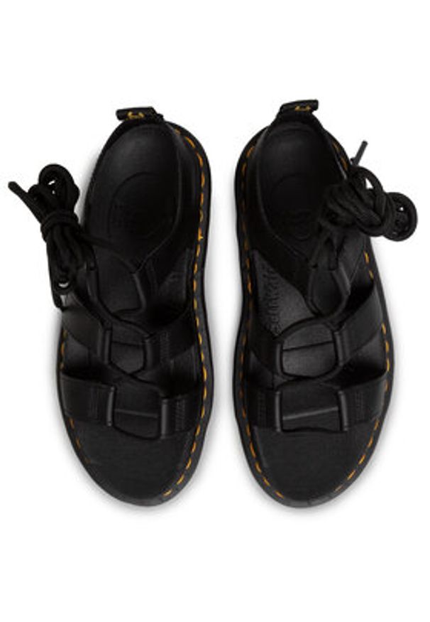 Dr. Martens Sandały Nartilla 24641001 Czarny. Kolor: czarny. Materiał: skóra