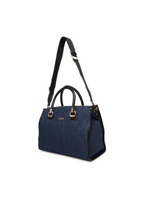 Liu Jo Torebka Ecs M Satchel AF5008 D0001 Granatowy. Kolor: niebieski