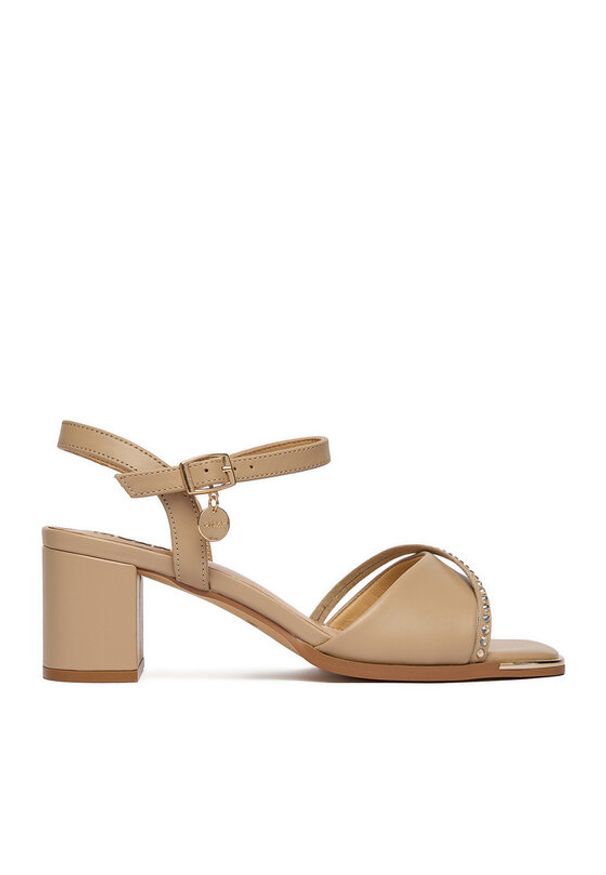 MEXX Sandały EO-WS1161-05 Beżowy. Kolor: beżowy. Materiał: skóra