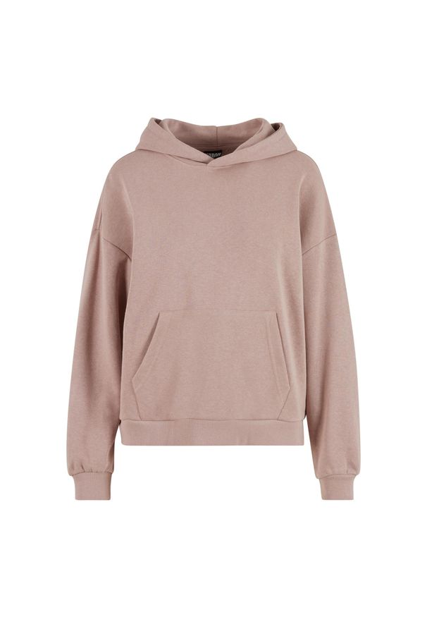 Damska bluza oversize z kapturem Urban Classics Light Terry. Typ kołnierza: kaptur. Kolor: różowy