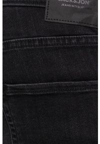 Jack & Jones szorty jeansowe męskie kolor szary. Kolor: szary. Materiał: jeans