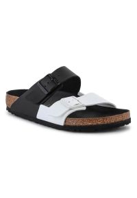 Klapki Birkenstock Arizona Split 1019703 czarne. Kolor: czarny. Materiał: materiał