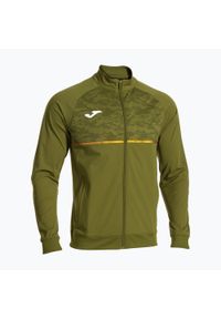 Bluza do biegania męska Joma Record III Full Zip. Kolor: zielony