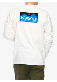 KAVU - Longsleeve męski Kavu LS Etch Art. Kolor: biały. Długość rękawa: długi rękaw