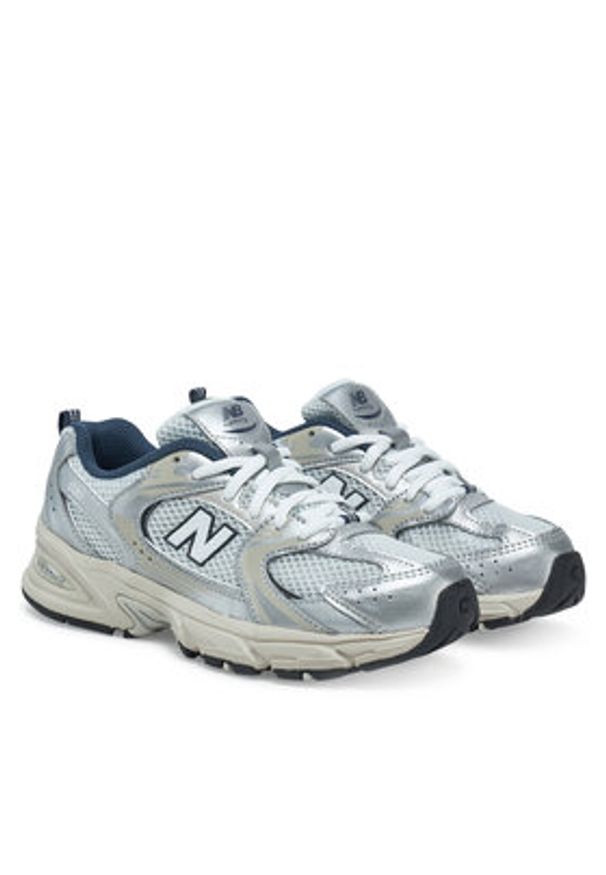 New Balance Sneakersy GR530KA Srebrny. Kolor: srebrny. Materiał: materiał