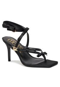 Versace Jeans Couture Sandały 76VA3S74 Czarny. Kolor: czarny. Materiał: materiał #3