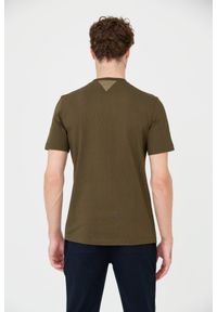Aeronautica Militare - AERONAUTICA MILITARE Zielony bawełniany męski t-shirt, Rozmiar XXL. Kolor: zielony. Materiał: bawełna #5