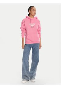Roxy Bluza ERJFT05020 Różowy Regular Fit. Kolor: różowy. Materiał: syntetyk #3