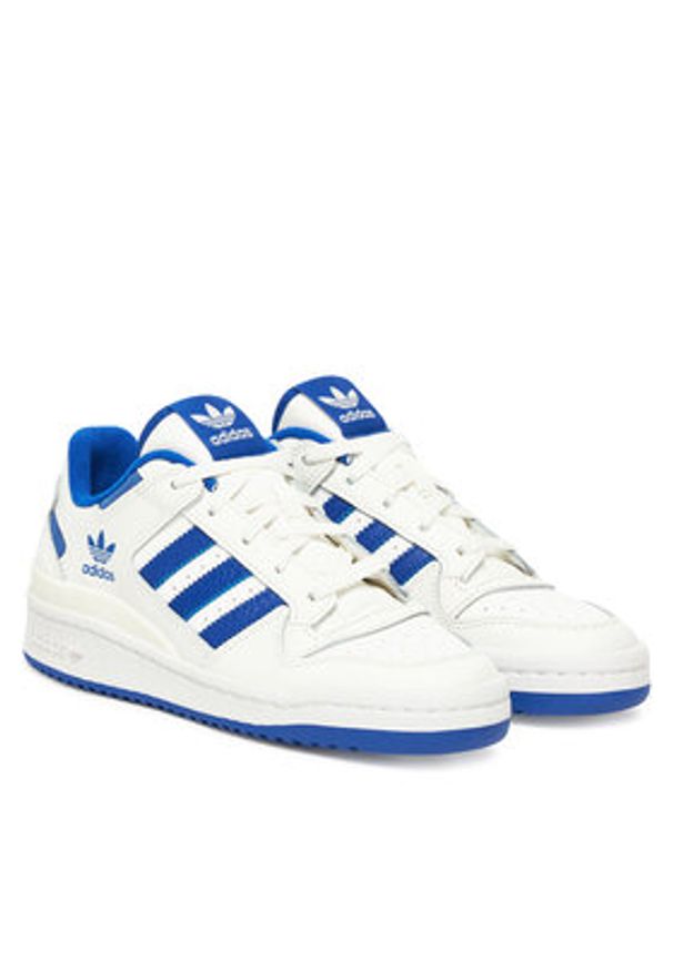 Adidas - adidas Sneakersy Forum Low Cl IH7917 Biały. Kolor: biały. Materiał: skóra