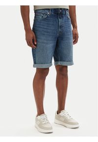 Hugo - HUGO Szorty jeansowe 50560386 Niebieski Tapered Fit. Kolor: niebieski. Materiał: bawełna #1