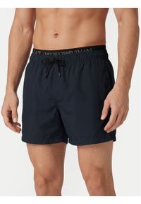 EA7 Emporio Armani Szorty kąpielowe 7M001689 AF21074 UB102 Granatowy Regular Fit. Kolor: niebieski. Materiał: syntetyk #1