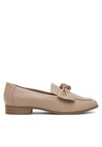 Clara Barson Loafersy WYL3674-7 Beżowy. Kolor: beżowy. Materiał: materiał, syntetyk