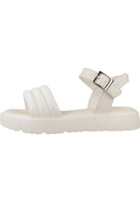 Geox - Sandały GEOX J SANDAL KODETTE GIR Biały. Kolor: biały. Materiał: syntetyk. Sport: turystyka piesza