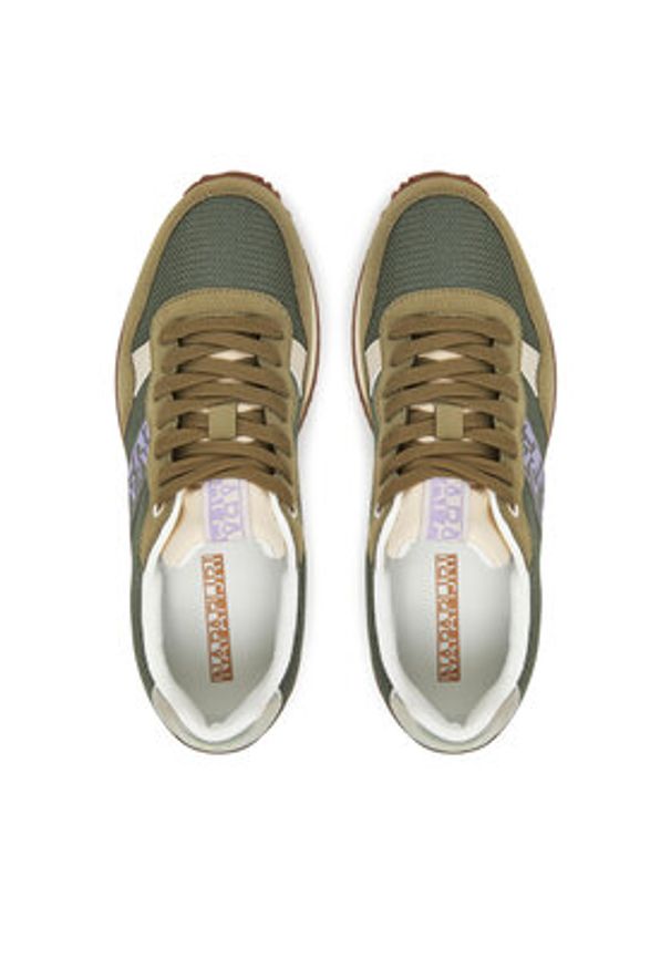 Napapijri Sneakersy Astra NP0A4IQD Zielony. Kolor: zielony. Materiał: materiał