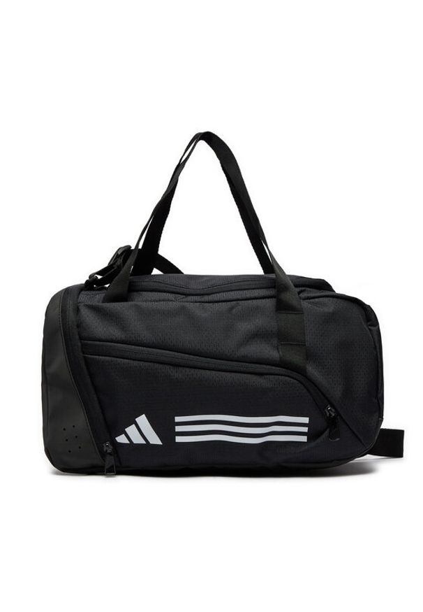 Adidas - adidas Torba Essentials 3-Stripes Duffel Bag IP9861 Czarny. Kolor: czarny. Materiał: materiał
