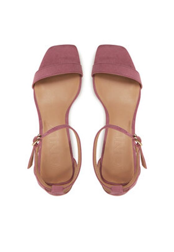 ONLY Shoes Sandały Onlhanna-5 15340958 Różowy. Kolor: różowy. Materiał: skóra