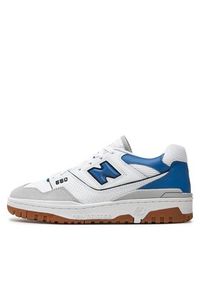 New Balance Sneakersy BB550ESA Biały. Kolor: biały. Materiał: materiał