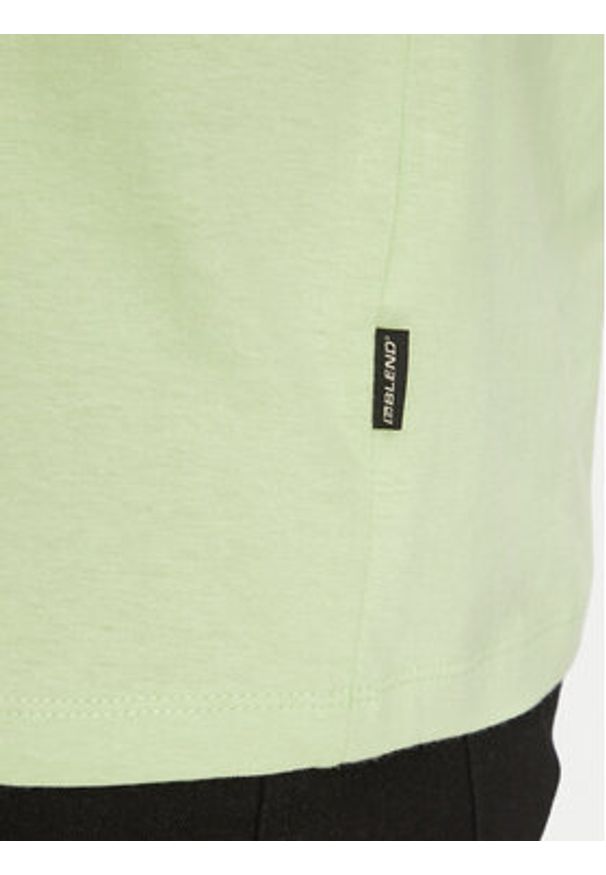 Blend T-Shirt 20717766 Zielony Regular Fit. Kolor: zielony. Materiał: bawełna