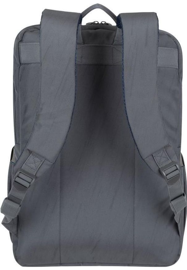 RIVACASE - Plecak Rivacase 7569 szary. Kolor: szary. Materiał: materiał. Wzór: paski. Styl: casual