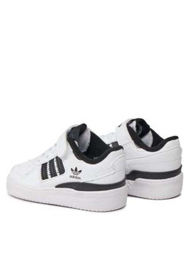 Adidas - adidas Sneakersy Forum Low IF2653 Biały. Kolor: biały. Materiał: skóra