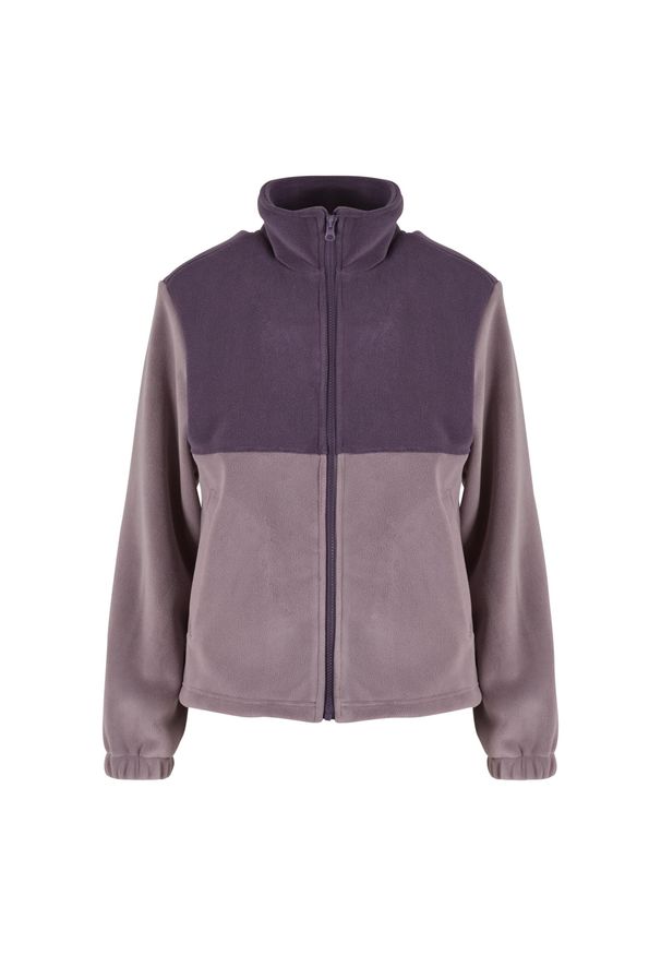 Polar damski zapinany na zamek Urban Classics. Kolor: fioletowy. Materiał: polar