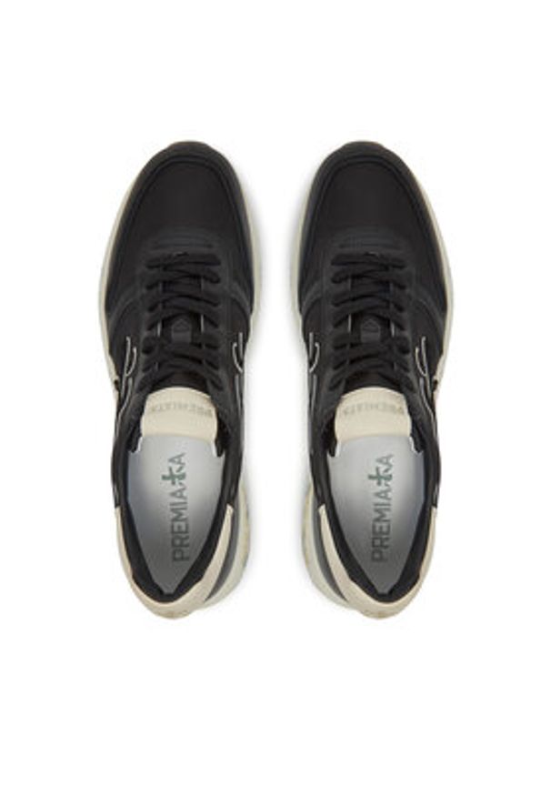 Premiata Sneakersy Mick Var 7249 Czarny. Kolor: czarny. Materiał: materiał