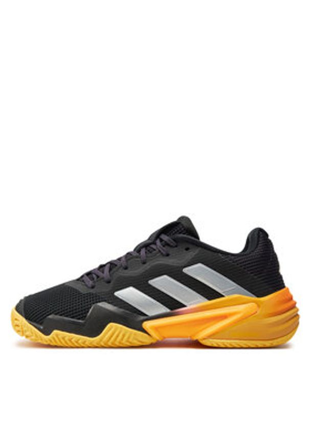 Adidas - adidas Buty do tenisa Barricade 13 Tennis IF0467 Czarny. Kolor: czarny, fioletowy. Materiał: materiał, mesh. Sport: tenis