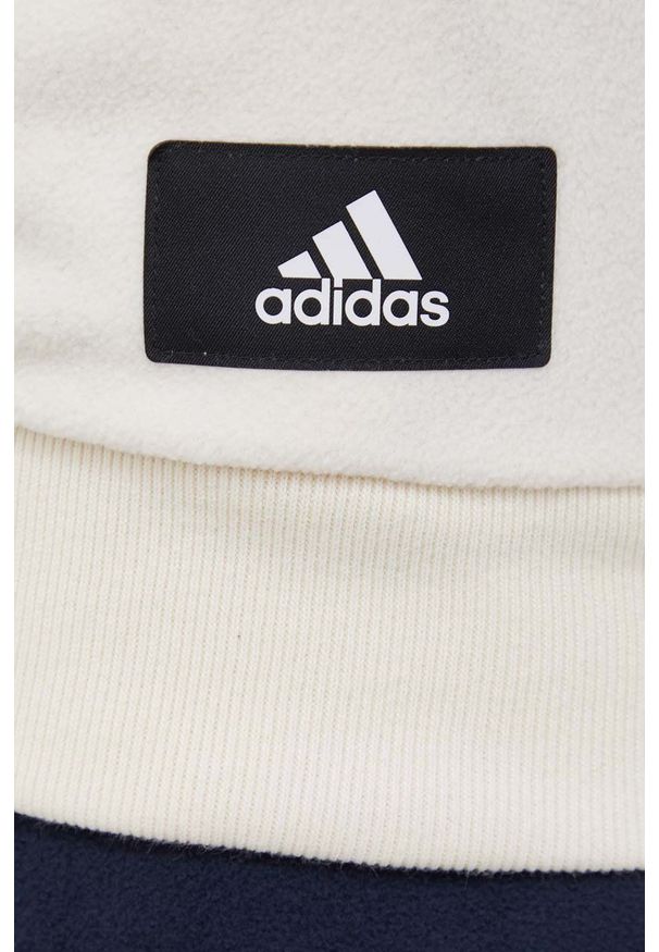 adidas Performance bluza HA6465 męska kolor beżowy wzorzysta. Okazja: na co dzień. Kolor: beżowy. Materiał: dzianina, materiał. Styl: casual