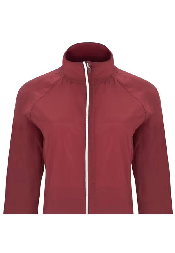 ROLY - Wiatrówka Damska Glasgow Packaway Slim. Kolor: czerwony, wielokolorowy, brązowy